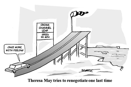 Theresa May tries to renegotiate one last time
