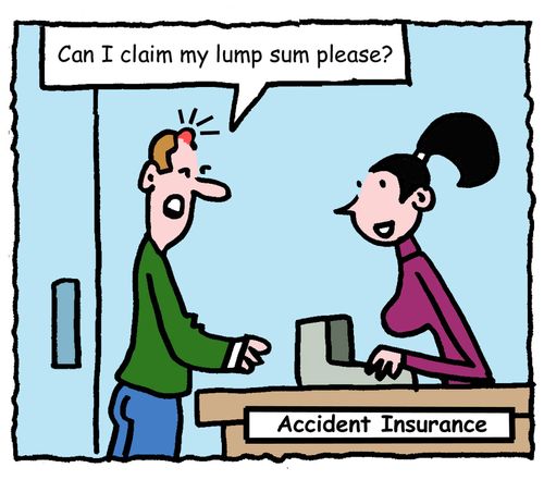 "Can I claim my lump sum please?"