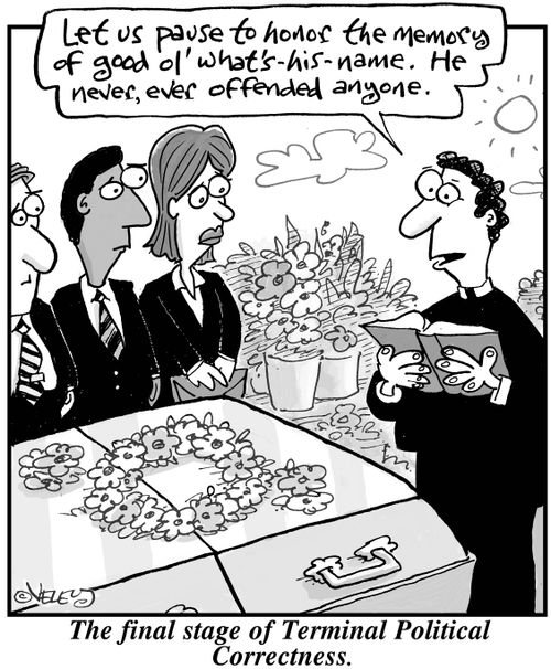 The final stage of Terminal Political Correctness.