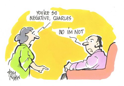 "You're so negative, Charles."
