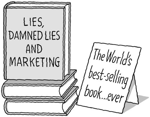 Book: Lies, Damned Lies and Marketing. . . The World's Best-Selling Book. . . Ever!