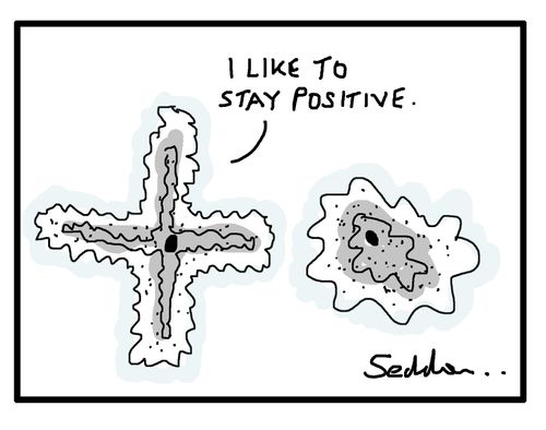 "I like to stay positive."