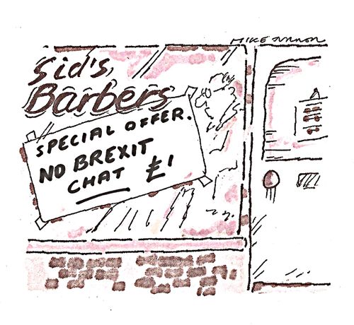 Sid's Barbers: Special Offer. No Brexit Chat £1.