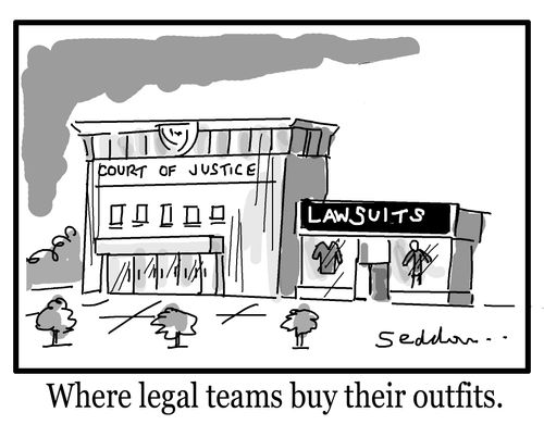 Where legal teams but their outfits.