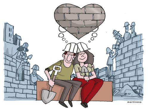 Lovers in construction