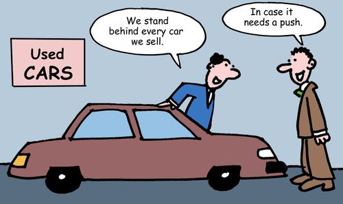 "We stand behind every car we sell."
