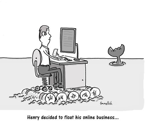 "Henry decided to float his online business..."