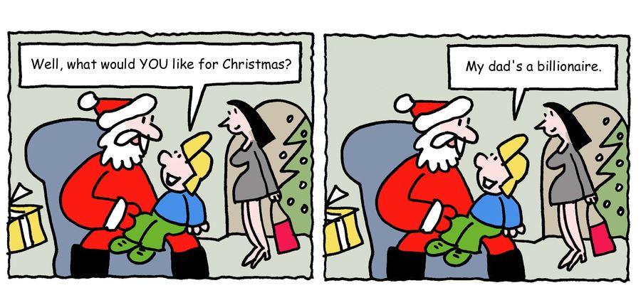 "Well, what would YOU like for Christmas?"