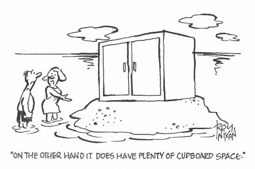 "On the other hand it does have plenty of cupboard space."