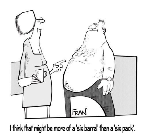"I think that might be more of a 'six barrel' than a 'six pack'."