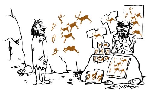 Cave painting merchandise for sale