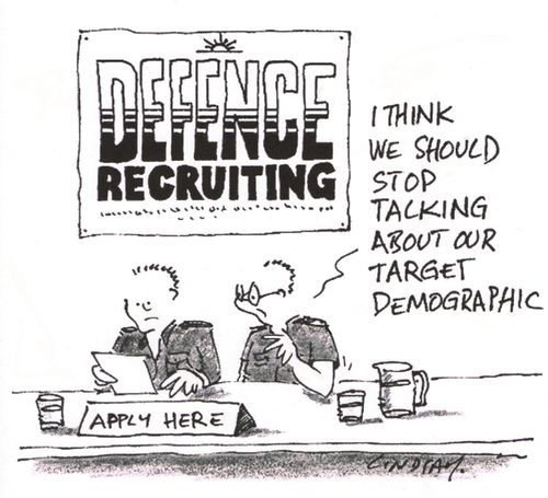 "I think we should stop talking about out target demographic." 