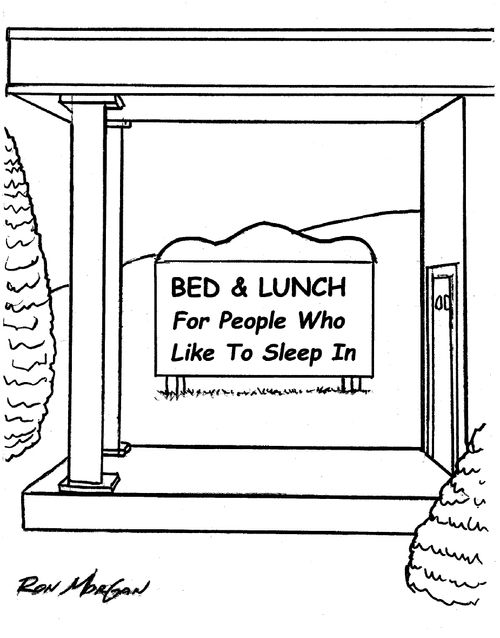 Bed and Lunch: For People Who Like To Sleep In