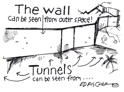 The wall can be seen from outer space!