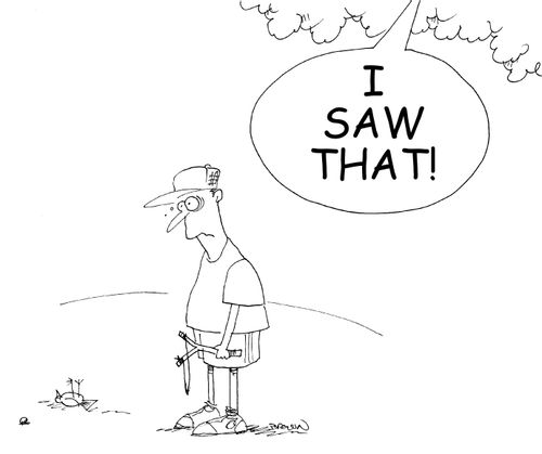 "I SAW THAT."