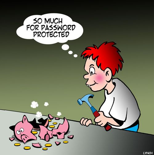 "So much for password protected."