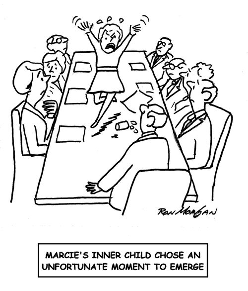 Marcie's inner child chose an unfortunate moment to emerge.