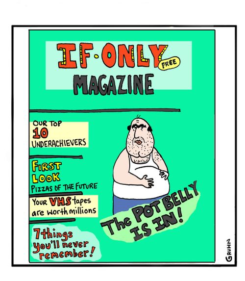 If Only Magazine: The Pot Belly Is In!