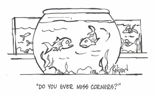 "Do you ever miss corners?"