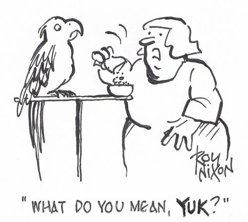 "What do you mean, YUK?"