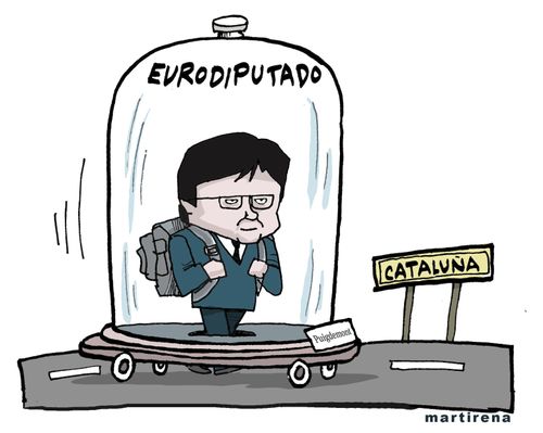 Puigdemontsi returns if he is a EURODIPUTADO