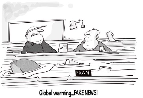 "Global warming...Fake News!"