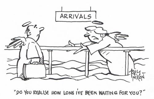 "Do you realise how long I've been waiting for you?"