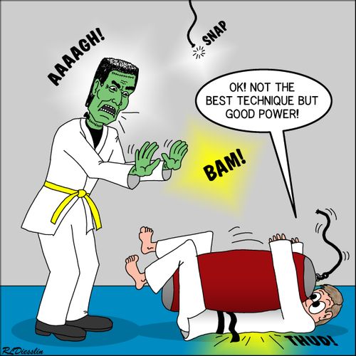 "Ok! Not the best technique but good power!"
