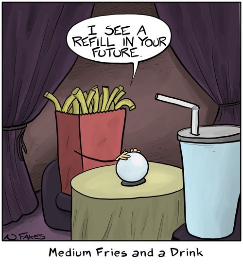 Medium Fries and a Drink