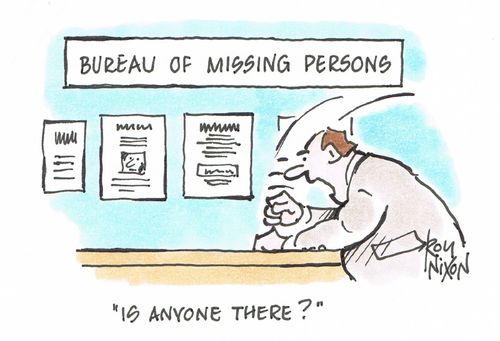 "Is anyone there?"