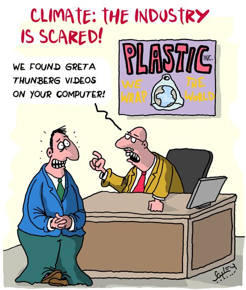 "We found Greta Thunberg videos on your computer!"