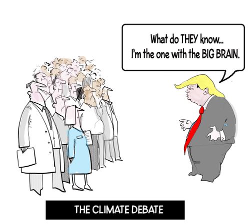 "What do THEY know. . . I'm the one with the big brain."