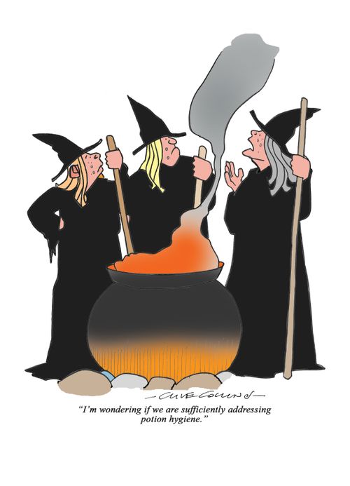 "I'm wondering if we are sufficiently addressing potion hygiene."