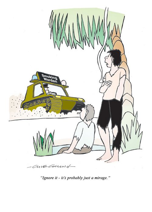 "Ignore it - it's probably just a mirage."