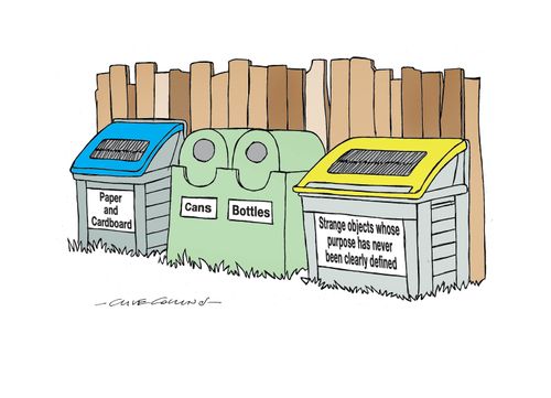 Recycling Point: Strange Objects Whose Purpose Has Never Been Clearly Defined.