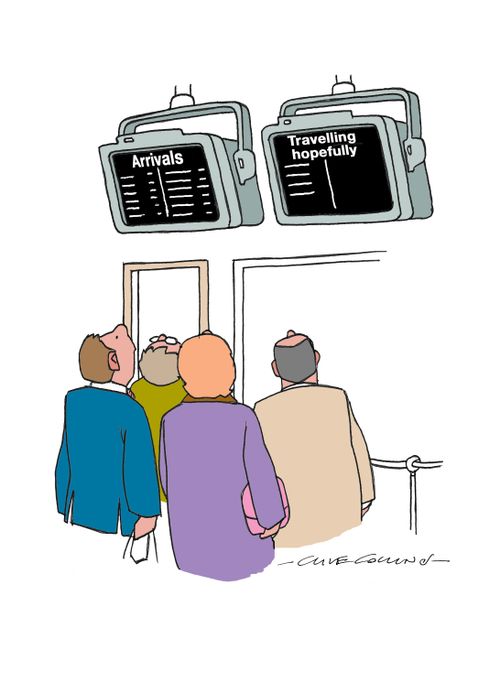 Arrivals. . . Traveling Hopefully.