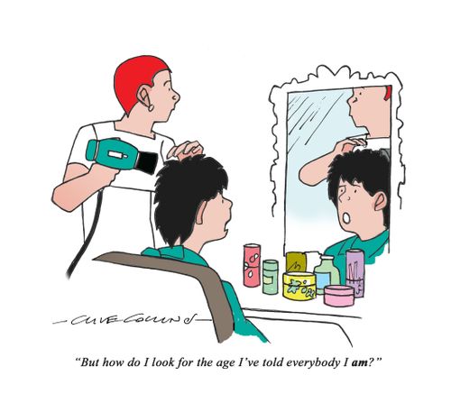 "But how do I look for the age I've told everybody I am?"