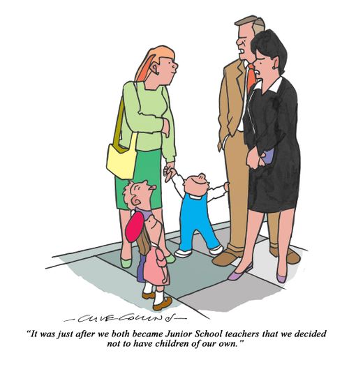 "It was just after we both became Junior School teachers that we decided not to have children of our own."