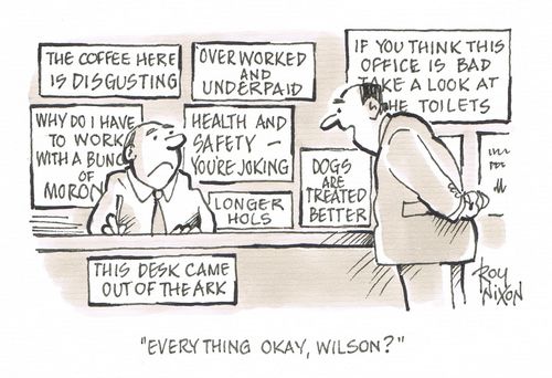 "Everything okay, Wilson?"