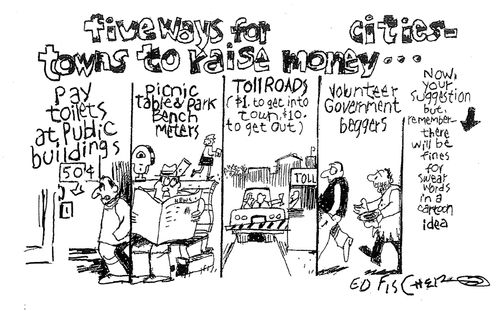 Five ways for cities-towns to raise money...