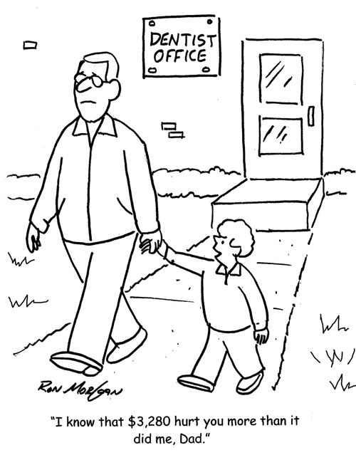 "I know that $3,280 hurt you more than it did me, Dad."