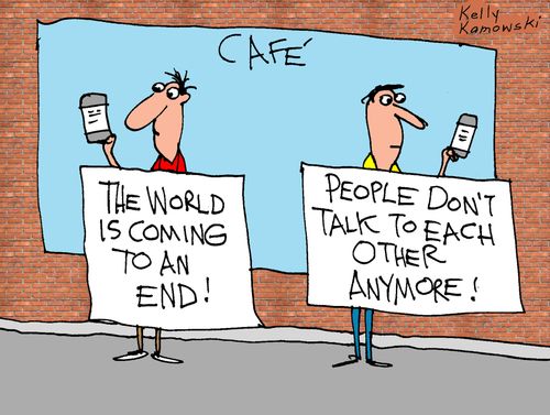 People Don't Talk to Each Other Anymore!