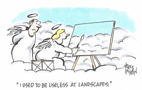 "I used to be useless at landscapes."