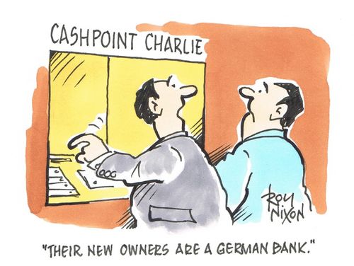 "Their new owners are a German bank."