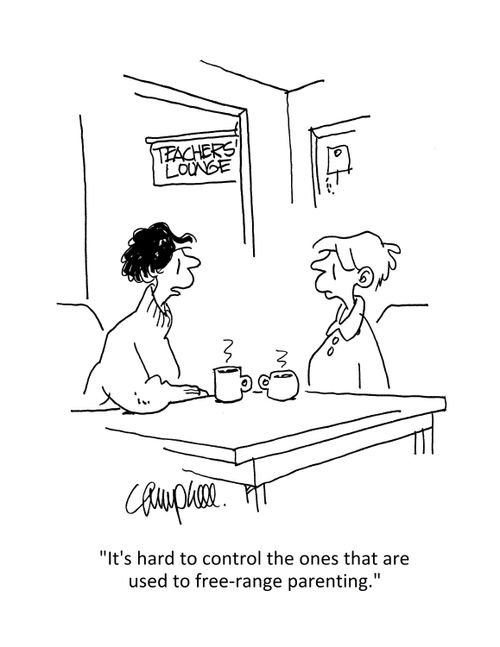 "It's hard to control the ones that are used to free-range parenting."