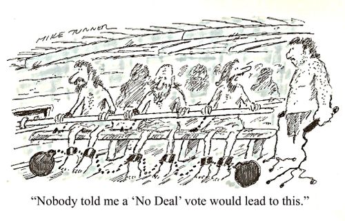 "Nobody told me a 'No Deal' vote would lead to this."