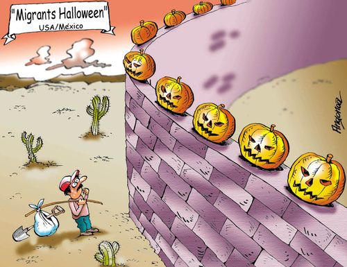 Migrants Halloween