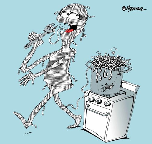 Spaghetti Mummy