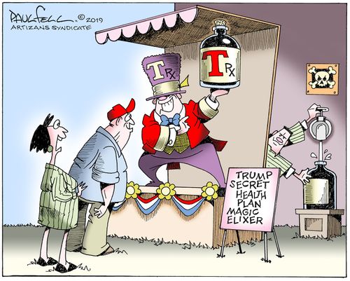Trump Secret Health Plan Magic Elixer