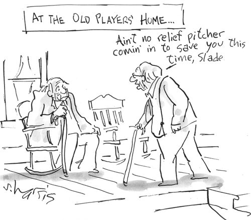 'At the Old Players' Home. . .